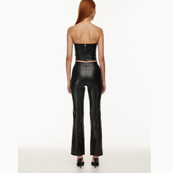 Aritzia TEN by Babaton Faux Leather Tube Top - Picture 5 of 9